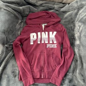 PINK Zip up Hoodie